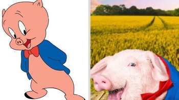 Porky Pig dari serial Looney Tunes. Foto: Brightside