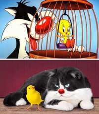 Begini Jadinya Animasi Sonic, Garfield Hingga Squidward di Dunia Nyata
