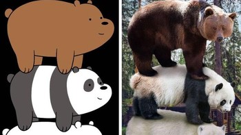 Tiga serangkai beruang We Bare Bears Foto: Brightside
