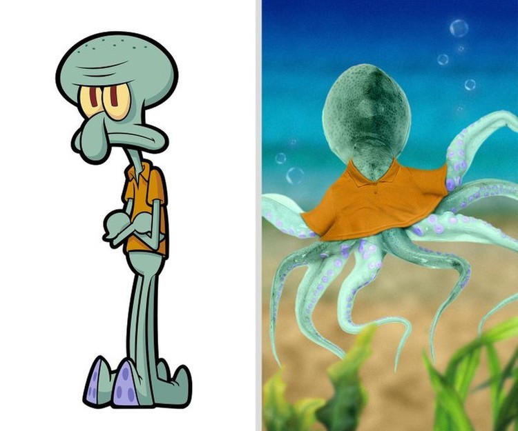 Begini Jadinya Animasi Sonic, Garfield Hingga Squidward di Dunia Nyata