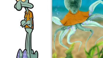 Squidword si cumi-cumi dari film Spongebob. Foto: Brightside