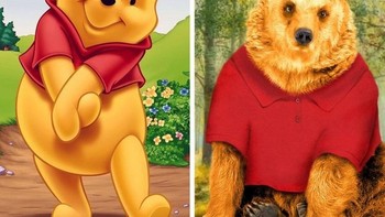 Pooh beruang imut dengan baju merahnya. Foto: Brightside