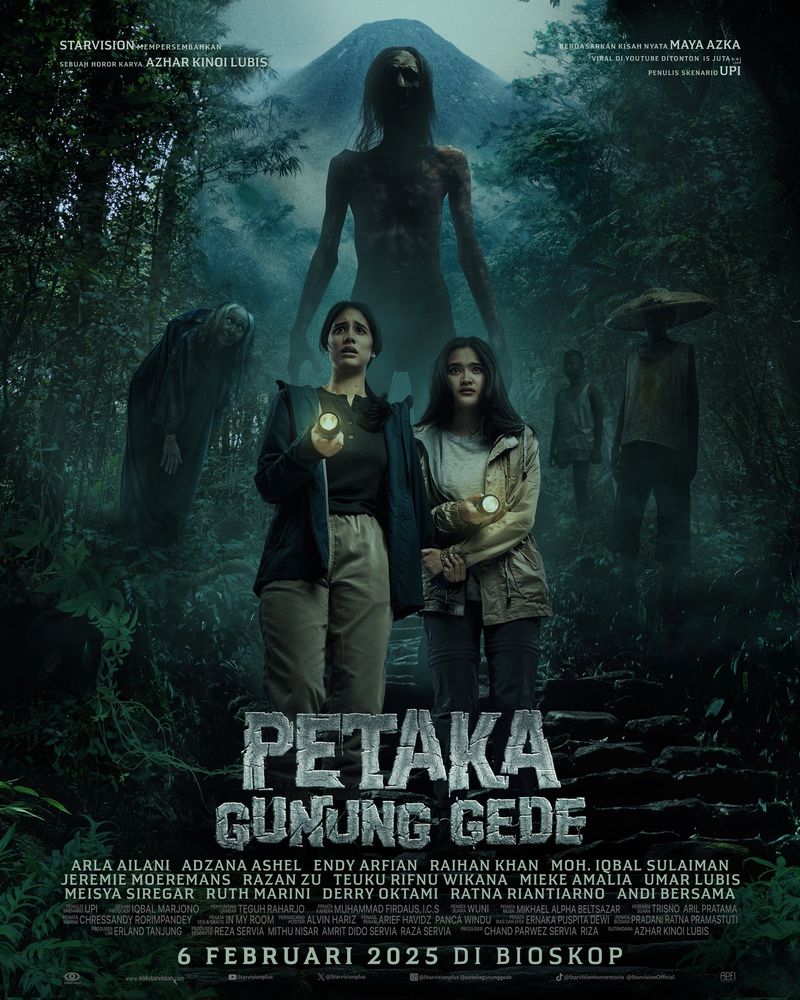 Film Petaka Gunung Gede Poster film Petaka Gunung Gede