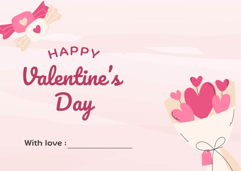 Kartu Ucapan Valentine Day
