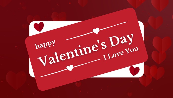 Kartu Ucapan Valentine Day