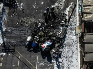 Begini Kondisi Pesawat yang Jatuh dan Tabrak Bus di Sao Paulo