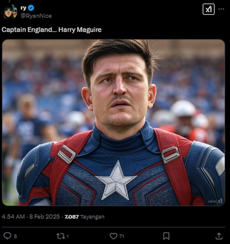 Meme MU Menang dari Leicester, Netizen Anggap Wasit Buta MU menang dari Leicester, setelah Harry Maguire berhasil mencetak gol balasan. Namun netizen menganggap wasit buta, karena tidak melihat kalau itu offside.