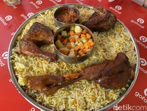 Bosgil: Nasi Mandhi Lauk Ayam dan Kambing Panggang Berempah