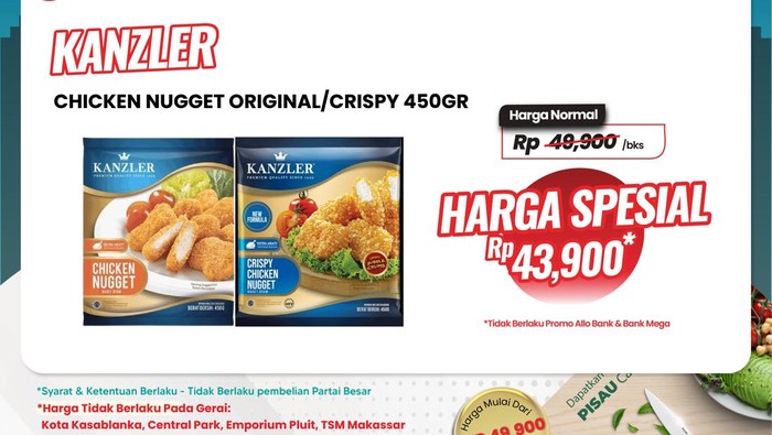 Nugget Kanzler Diskon Hanya di Transmart Full Day Sale