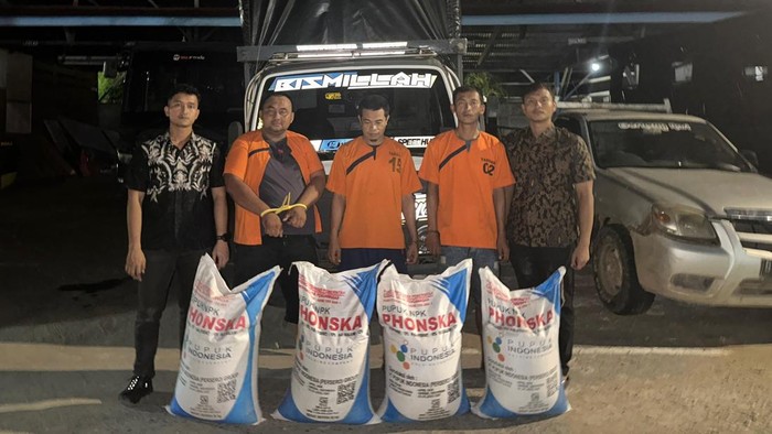 Pelaku saat ditangkap. (Dok Humas Polres Inhu)