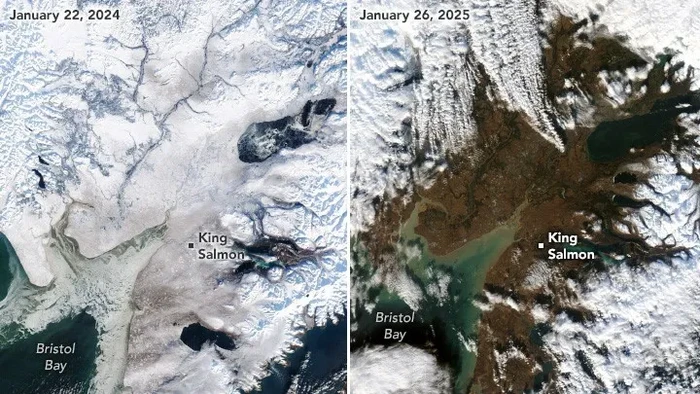 Pencairan es di Alaska
