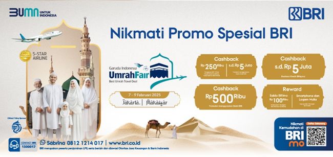 Rencana Umrah Jadi Lebih Nyaman & Hemat! Cek Promo BRI di GUTF 2025!