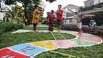 Serunya Bermain Tapak Gunung dan Ular Tangga di Taman Robusta