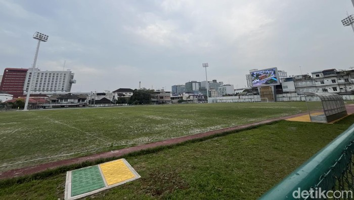 Stadion Kebun Bunga Medan pasca revitalisasi (Kartika Sari/detikcom)