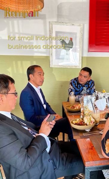 Berkunjung ke Abu Dhabi, Jokowi Mampir ke Restoran Indonesia