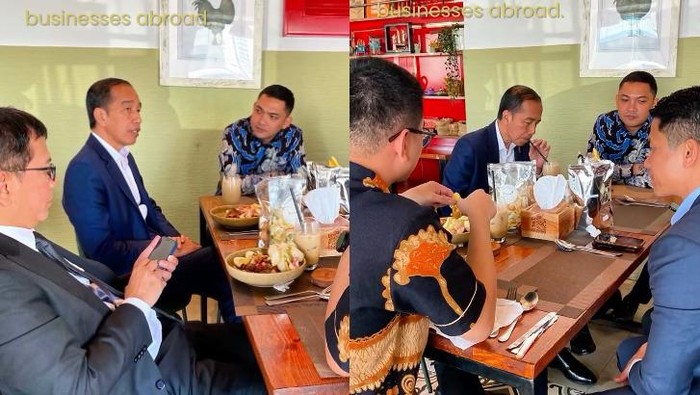 Berkunjung ke Abu Dhabi, Jokowi Mampir ke Restoran Indonesia