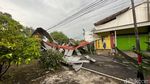 Dampak Angin Kencang di Kota Mojokerto