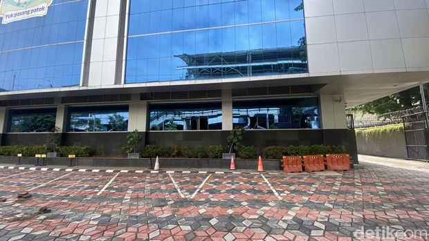 Gedung Humas Kementerian ATR/BPN. (Devi/detikcom)