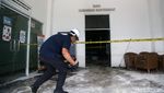 Labfor Sisir Lokasi Kebakaran Kementerian ATR/BPN