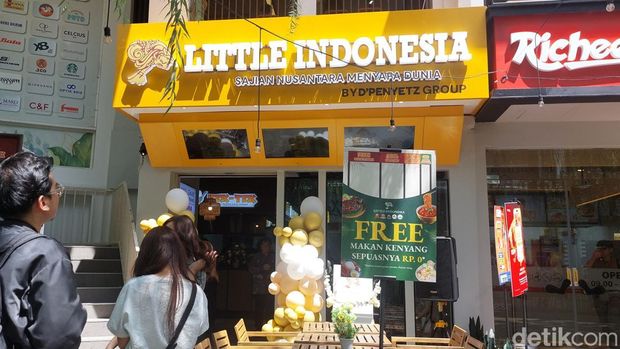 Salah satu menu main course di Little Indonesia