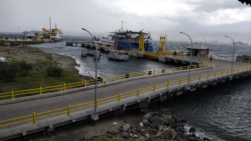 Situasi Pelabuhan Gilimanuk, Jembrana, Bali, yang tutup akibat cuaca buruk, Minggu (9/2/2025). (Foto: Istimewa)