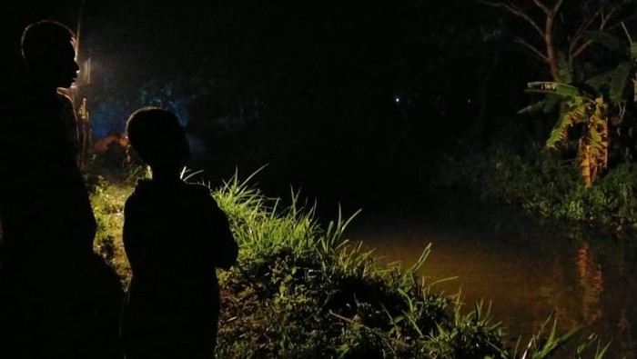 Sungai Birin lokasi tenggelamnya kakek gembala kambing di Klaten. Foto diunggah Minggu (9/2/2025).