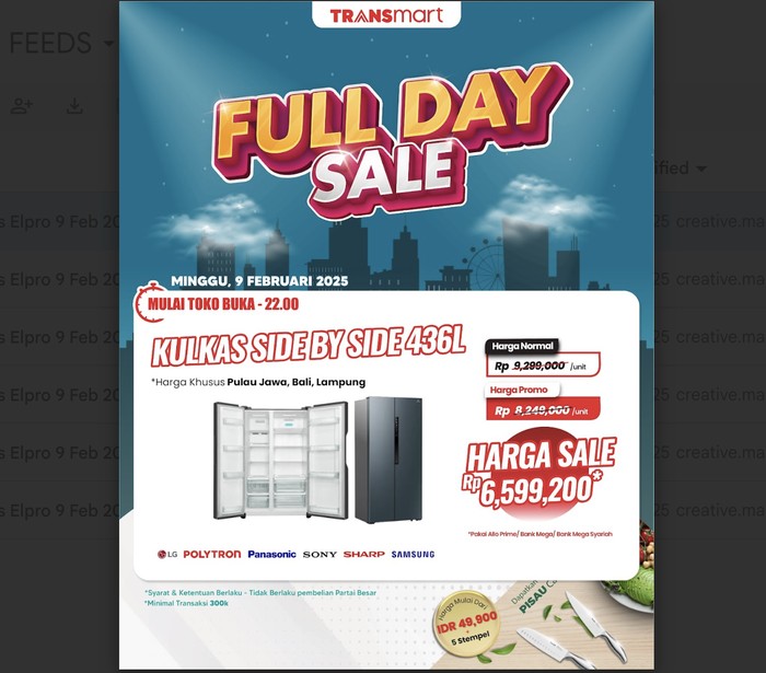 Transmart Full Day Sale