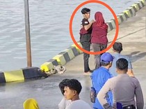 Viral Drama di Pelabuhan Majene, Pria Tak Jadi Berlayar gegara Kekasih Mau Lompat