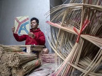 Begini Potret Kampung Layang-layang di Bandung Barat