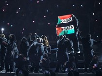 Bendera Palestina Berkibar di Super Bowl, Padahal Ditonton Donald Trump