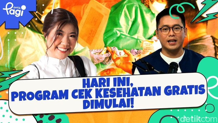 Detik Pagi edisi Senin, 10 Februari 2025 membahas Hari Ini, Program Cek Kesehatan Gratis Dimulai!