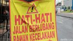 Lubang di Mana-mana! Rusaknya Jalan Parung-Ciputat
