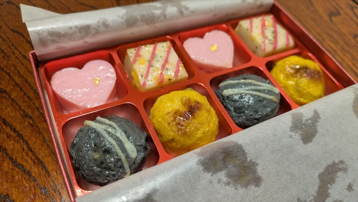 kue ikan ala cokelat praline untuk valentine