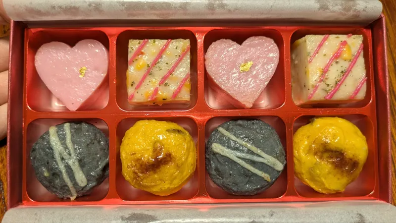 kue ikan ala cokelat praline untuk valentine