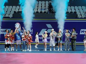 Lihat Momen Raffi Ahmad Cs Vs Park Eun Seok Cs di Lagi-lagi Tenis Internasional