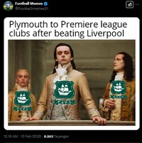 Liverpool tereliminasi dari FA Cup, usai kalah 0-1 dari Playmouth. Netizen menilai, tanpa Mohamed Salah dan Virgil Van Dijk Liverpool seperti Manchester United.