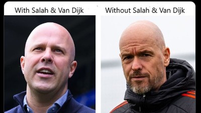 Meme Liverpool Kalah dari Plymouth, Tanpa Mo Salah Timnya Seperti MU
