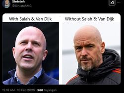 Meme Liverpool Kalah dari Plymouth, Tanpa Mo Salah Timnya Seperti MU