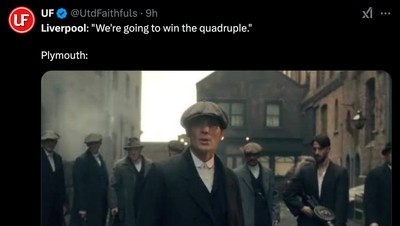Meme Kans Quadruple Liverpool Dirusak Tim Juru Kunci Championship