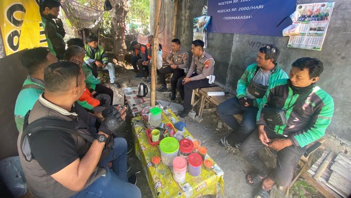 Ojek online di Ponorogo dapat edukasi dan makan gratis