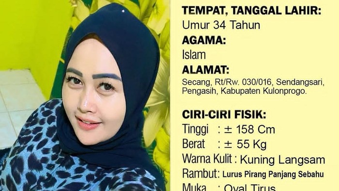 Laporan orang hilang yang dipublikasikan akun Instagram @polreskulonprogo