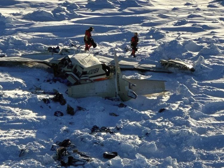 Penampakan Pesawat Bering Air yang Hilang, Ditemukan Jatuh di Alaska