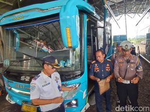 Bus dan Klakson Telolet Jadi Sasaran Operasi Keselamatan Lodaya di Ciamis