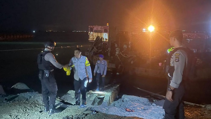 Polisi datangi TKP 3 pria tenggelam usai diduga hirup gas beracun di Donggala.