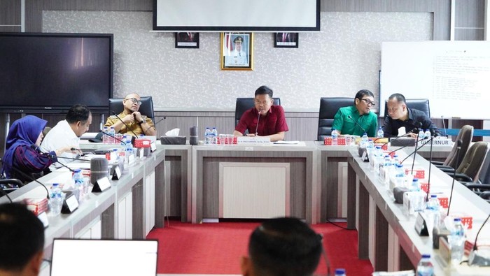RDP DPRD Sulsel terkait polemik PDSS di 141 sekolah di Sulsel.