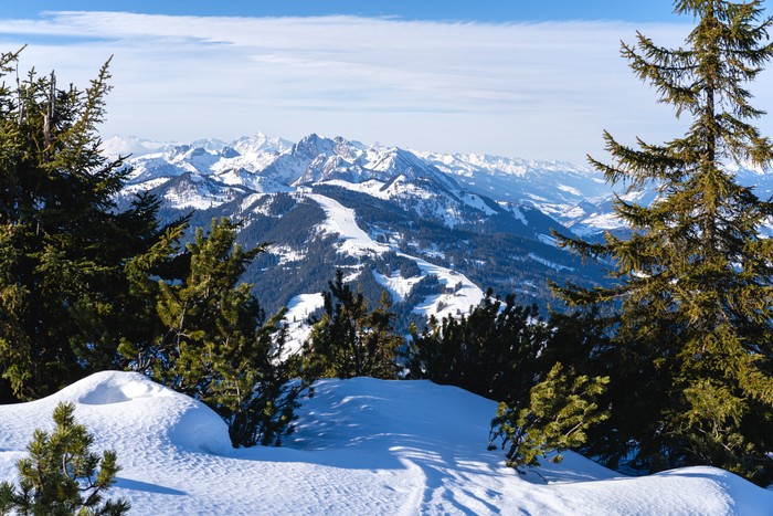 Resor ski Flachau di Pegunungan Alpen, Austria