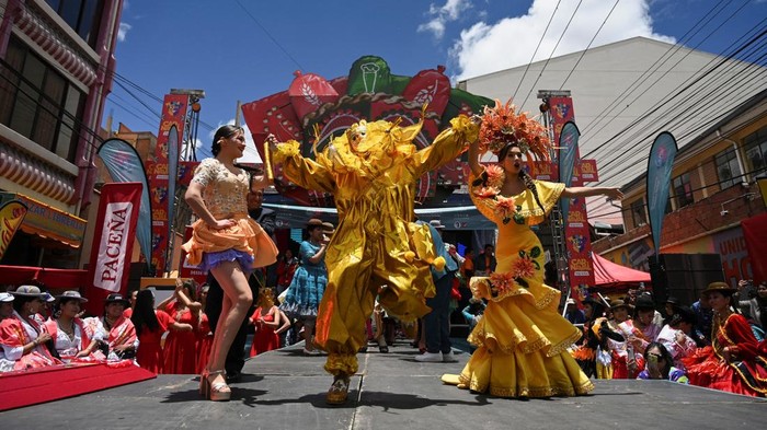 A man dressed as 