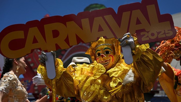 A man dressed as 