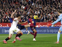 Barcelona Libas Sevilla 4-1 meski Bermain dengan 10 Pemain