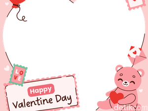 10 Twibbon Hari Valentine 2025 dengan Desain Menarik, Yuk Bagikan di Medsos!